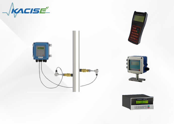Ultrasonic Clamp On Flow Meter with Non-invasive Measurement for DN32~6000 Pipes and RS485 Modbus
