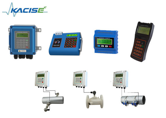 Wall Type / Rail Mount Ultrasonic Flow Sensor , Remote Control Ultrasonic Flow Detector RS485 communication