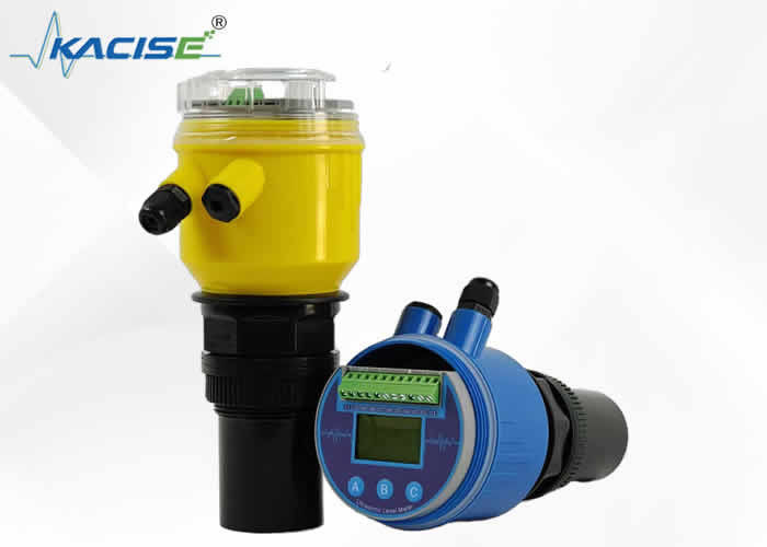 LCD Display Ultrasonic Level Meter with Four-Wire Dual Output for DC12-28V Power Supply in Industrial Applications