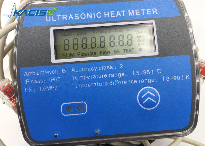 Professional Ultrasonic BTU Meter with Class B Accuracy, M-BUS Communication, and 6-Year Battery Life