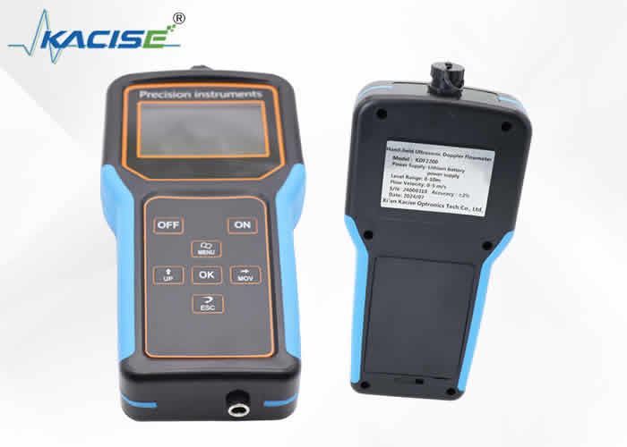 KDF2200 Handheld Doppler Flowmeter PVC Material Power Consumption 2W for Accurate Flow Measurement
