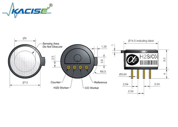 IRC-A1 Carbon Dioxide Infrared Sensor with Fast Response Time, Low Operating Voltage, and Quick Warm-up