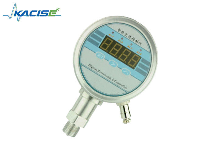 Stable Stainless Steel Digital Pressure Gauge with High Accuracy and LED Display for Industrial Use