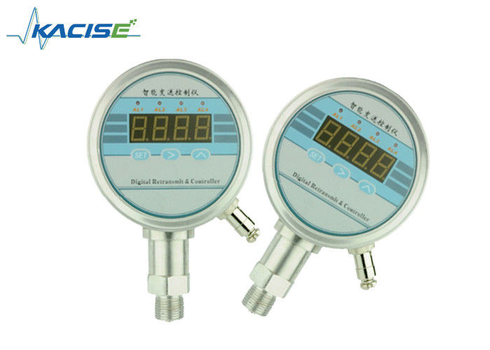 Stable Stainless Steel Digital Pressure Gauge with High Accuracy and LED Display for Industrial Use