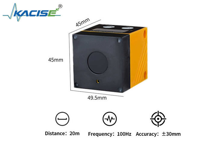 KLSA Series Laser Ranging Sensors Maximum Measuring Distance 22m Enclosure Protection Level IP65 For Industry And Manufacturing