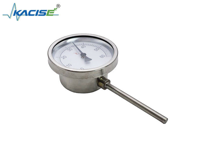 Stainless Steel 304/316 Bimetal Thermometer with Customizable Stem Length and EN 13190 or ASME B40.3 Certification