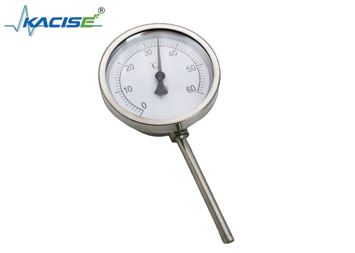Stainless Steel 304/316 Bimetal Thermometer with Customizable Stem Length and EN 13190 or ASME B40.3 Certification