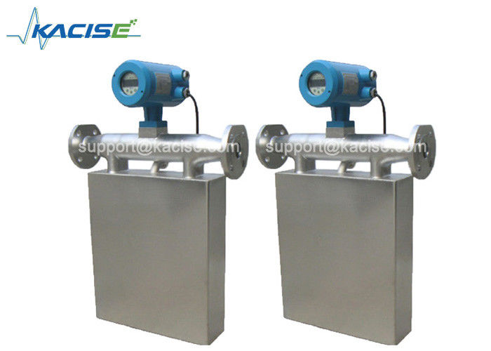Kacise Coriolis Mass Liquid Flow Meter High Stability With LCD Display