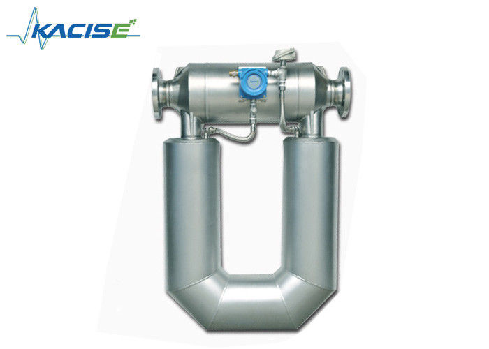 Stainless Steel Coriolis Mass Meter , Viscous Slurry Coriolis Effect Flow Meter