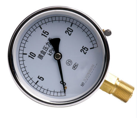 Stainless Steel Bellows Pressure Gauge with IP65 Protection and Bellows Sensing Element for Micro and Negative Pressure Measurement