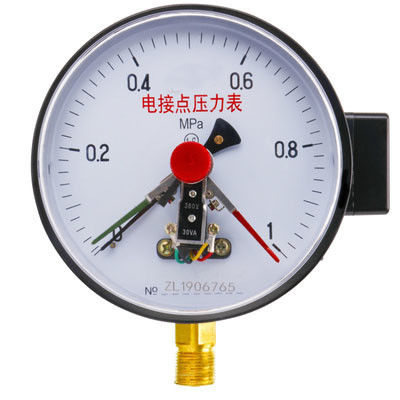KMC-YXC150 Stainless Steel Shockproof Electric Contact Pressure Gauge with 145mm Dial Diameter and 0-60MPa Measuring Range