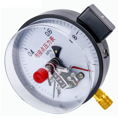 KMC-YXC150 Stainless Steel Shockproof Electric Contact Pressure Gauge with 145mm Dial Diameter and 0-60MPa Measuring Range