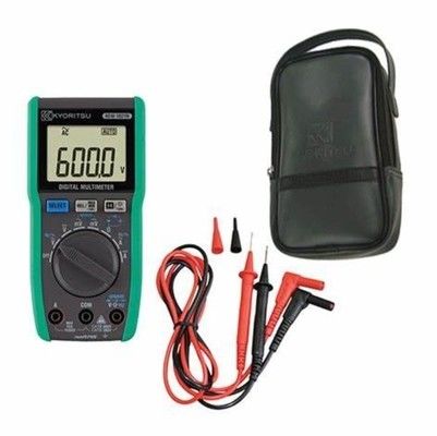 Kyoritsu 1021R Digital Multimeter with Open-loop Voltage < 3.0V and R03 (1.5V) × 2 Power Source for Auto Range Measurement