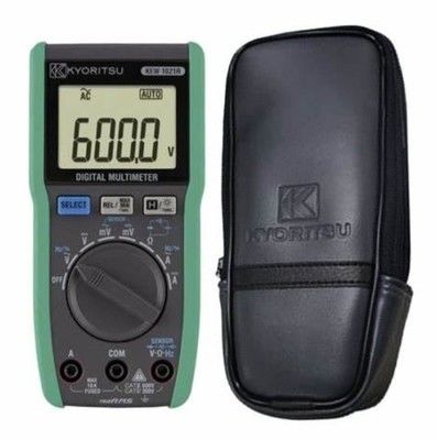 Kyoritsu 1021R Digital Multimeter with Open-loop Voltage < 3.0V and R03 (1.5V) × 2 Power Source for Auto Range Measurement