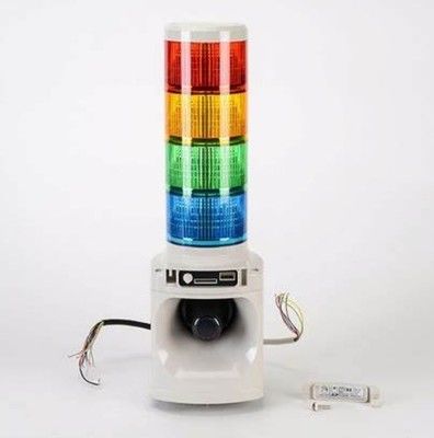 LKEH Series 40 mm Explosion-safe LED Signal Tower (Model LKEH-402FVF-RYGB-EX)