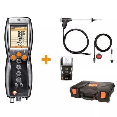 Testo 330-2 LL Pro Flue Gas Analysis Kit Colour Graphic Display and 600 G Display Function