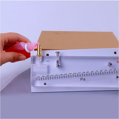KMC-DP-200 Red Oil Micro Pressure Gauge for Civil Air Defense & Fire Protection