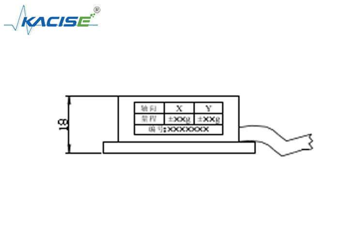 Temperature Range Biaxial Accelerometer Sensor Module Vibration Performance with range ±10 g