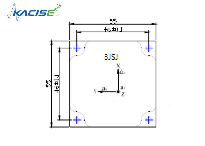 Triaxial Acceleration Sensor with ±10 g Range RS422 Output and Wide Temperature Range for Automotive Applications