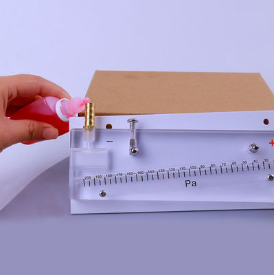 Inclined Tube Manometer Negative Pressure Gauge with 0-200 Pa Range ±0.5% Accuracy for Fire Engineering