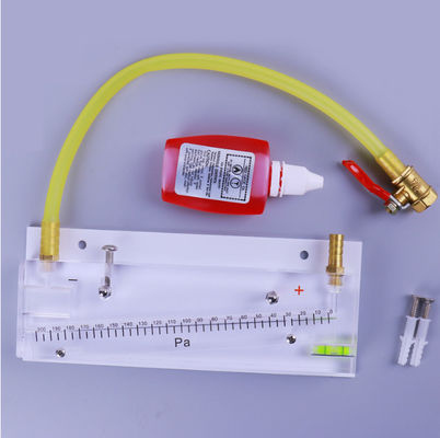 Inclined Tube Manometer Negative Pressure Gauge with 0-200 Pa Range ±0.5% Accuracy for Fire Engineering