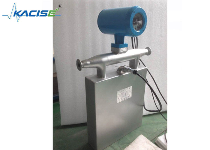 Food Grade Edible Coriolis Mass Flow Meter Stainless Steel For Liquid / Gas with accuracy class 0.10~0.20%