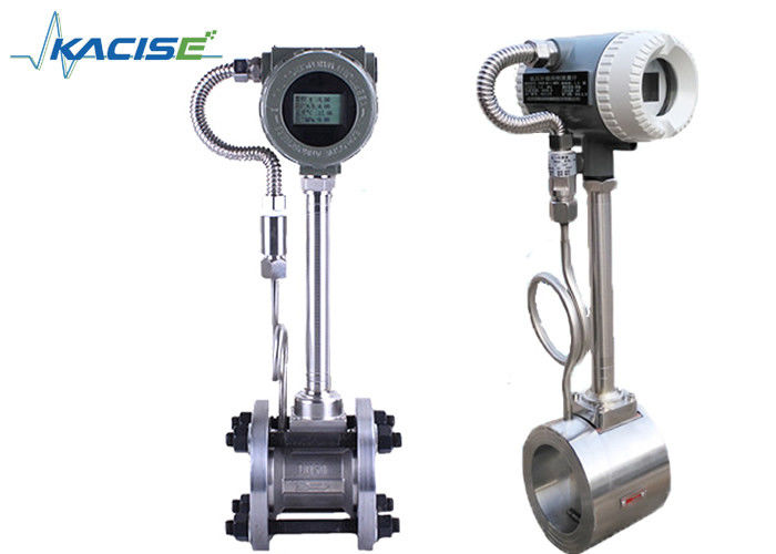 Kacise High Temperature Flow Meter , Saturated Steam Vortex Type Flow Meter