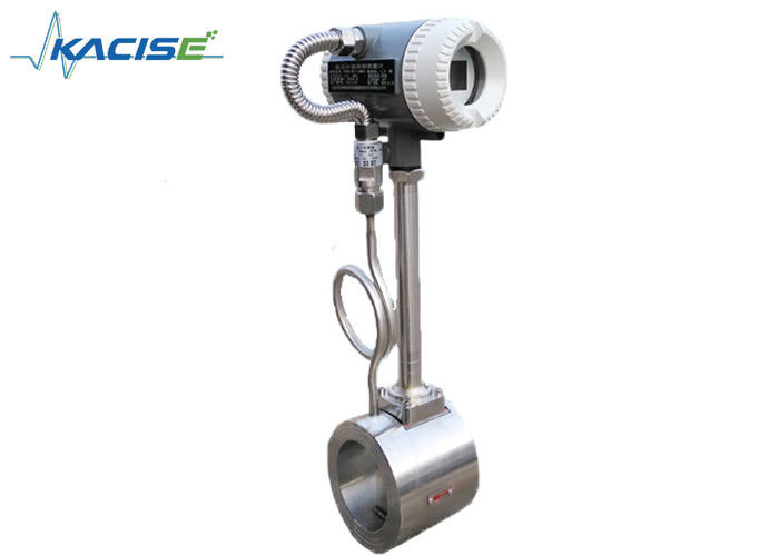 Kacise High Temperature Flow Meter , Saturated Steam Vortex Type Flow Meter