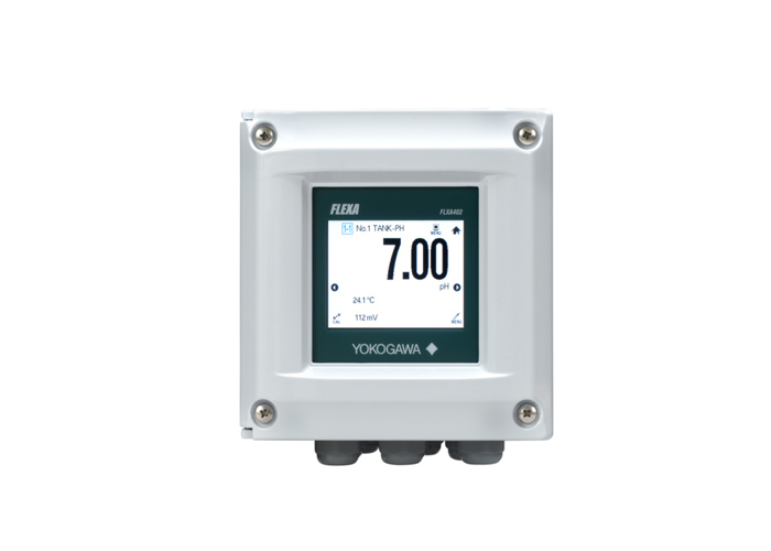 Multi Channel 4-Wire Analyzer FLXA402 with 110VAC 24VD Power Supply 4-20mA HART Modbus Bluetooth Communication and 4 SPDT Relays