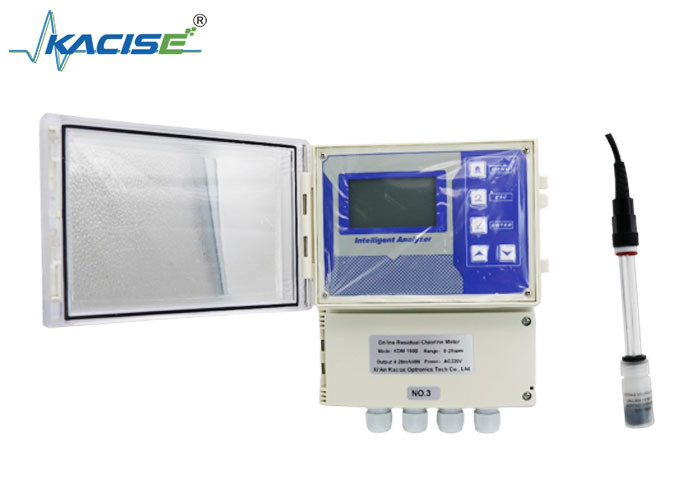 Wall Mounted Residual Chlorine Meter with IP65 and IP68 Protection and 4-20mA Output for Free Chlorine Measurement