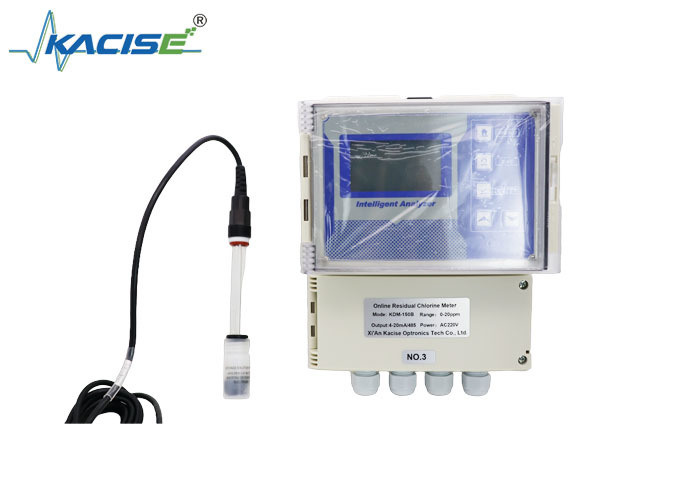 KSM-150B Wall Mounted Residual Chlorine Meter with Non-Membrane Sensor and 4-20mA Output