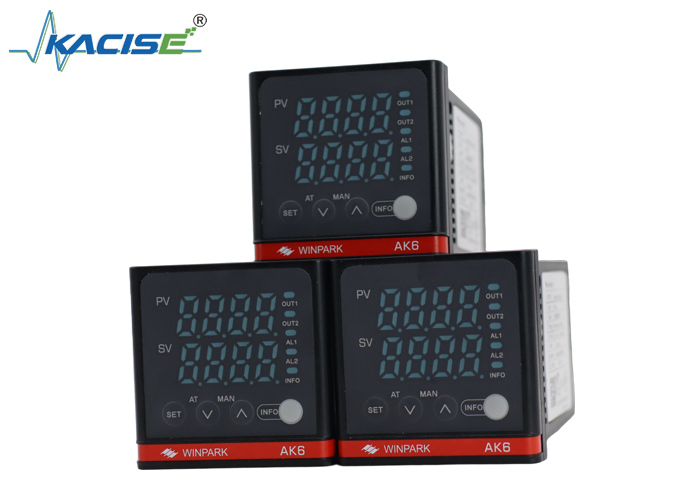 YAK6 Series Temperature Controller with Non-volatile Memory, ±0.5%FS Accuracy, and 48×48 Panel Size