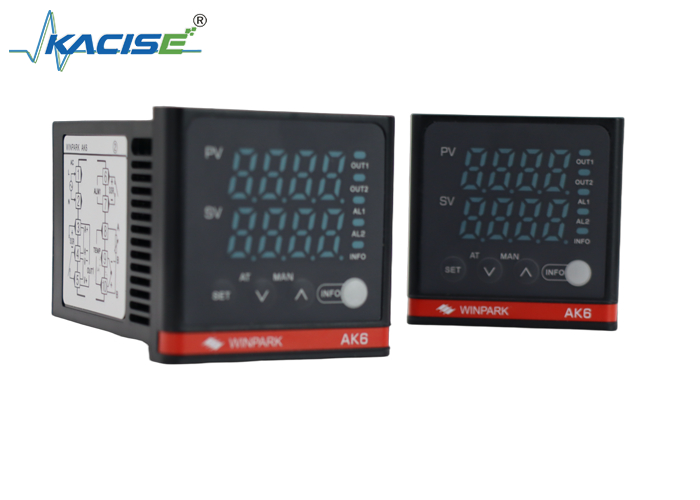 YAK6 Series Temperature Controller with Non-volatile Memory, ±0.5%FS Accuracy, and 48×48 Panel Size