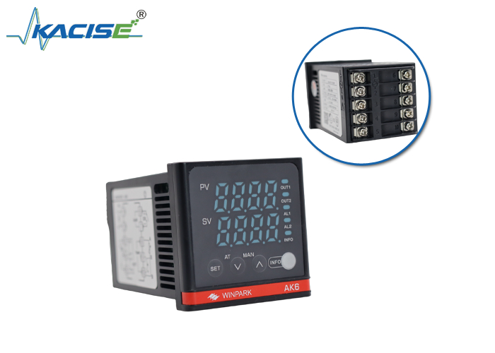 YAK6 Series Temperature Controller with Non-volatile Memory, ±0.5%FS Accuracy, and 48×48 Panel Size