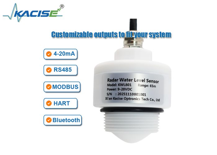 KWL801 Non-contact Radar Water Level Sensor with 76GHz-81GHz Frequency Range 65m Measuring Range and ±1mm Accuracy