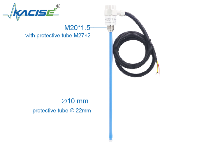 KSLV651-A Compact Intelligent Level Sensor with IP68 Protection FEP Probe Material and Long-term Stability ≤0.1% FS/year
