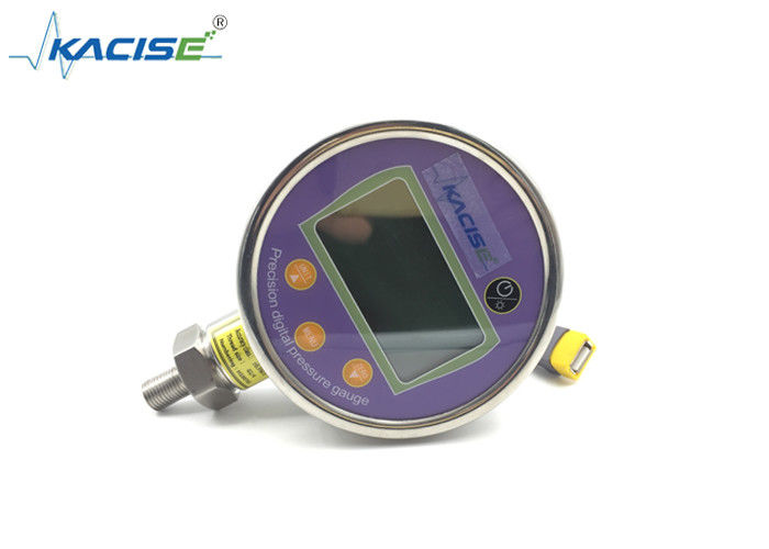 High Precision 0.05%FS Digital Pressure Gauge with Data Logger and Rechargeable Lithium Battery Featuring Touch Button