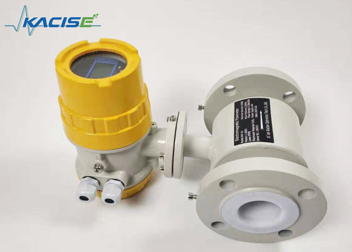 Food Electromagnetic Flow Meter RS485 Wireless Flowmeter Low Power Consumption with diameter DN10 ~ DN2600