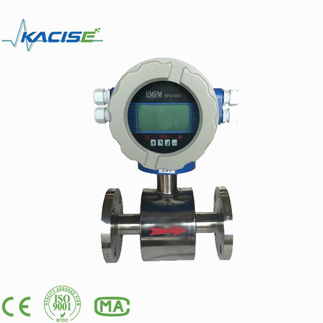 Food Electromagnetic Flow Meter RS485 Wireless Flowmeter Low Power Consumption with diameter DN10 ~ DN2600