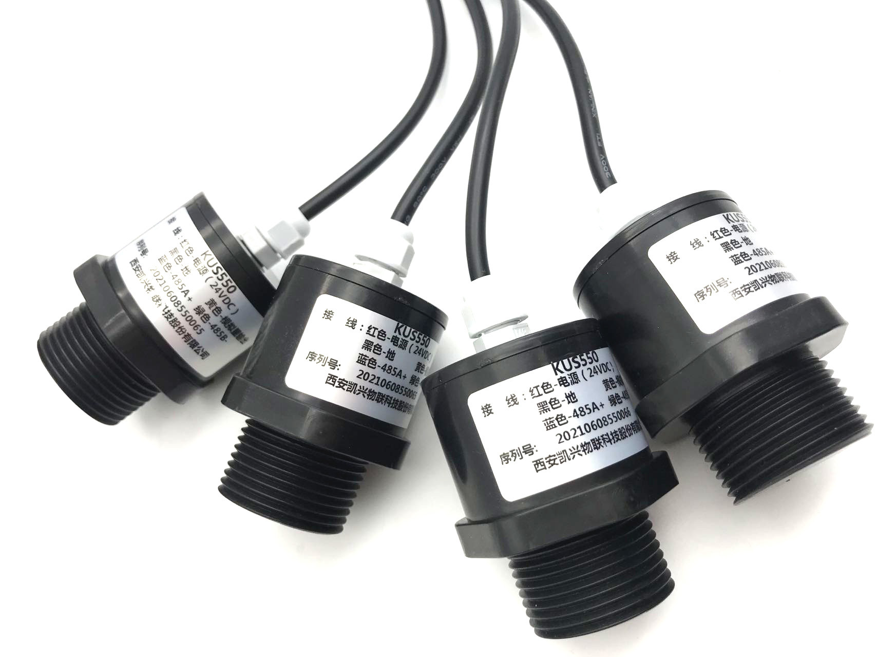 RS485 Output water level sensor PTFE intelligent ultrasonic level meters