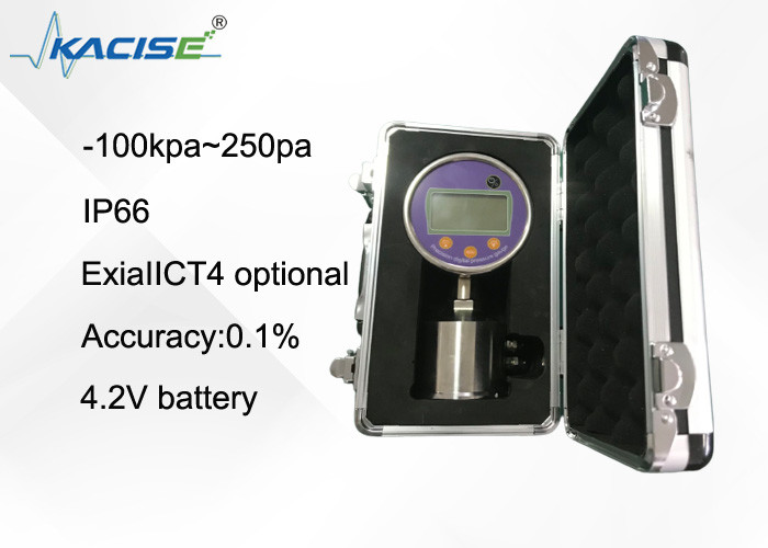 Battery Powered Storage Water Precision Pressure Sensor LCD Digital Oil Pressure Gauge