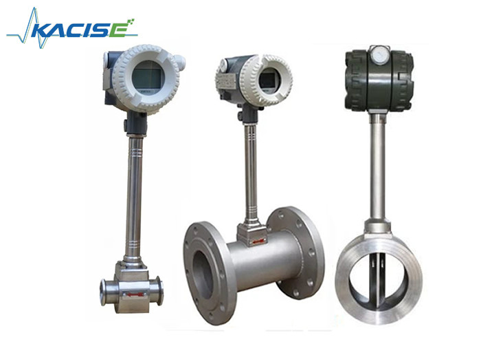 Air Vortex Insertion Type Flow Meter Simple Structure Flange Installation