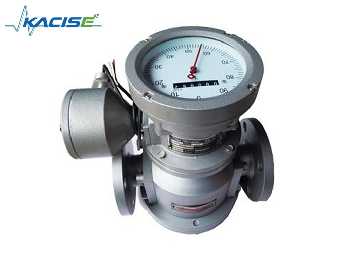 Oval Gear Turbine Flow Meter DN10 - DN200mm For High Viscosity Bitumen / Crude Oil