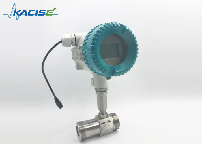Stainless Steel Turbine Flow Meter LWGY-25 4-20mA Output 1.6-6.3Mpa Pressure
