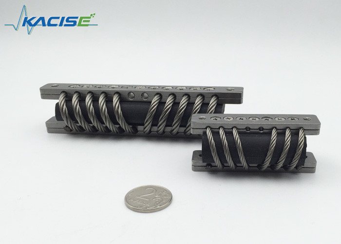 Military Grade Pressure Plate Industrial Vibration Isolators Wire Rope Shock Absorber 7Hz - 15Hz