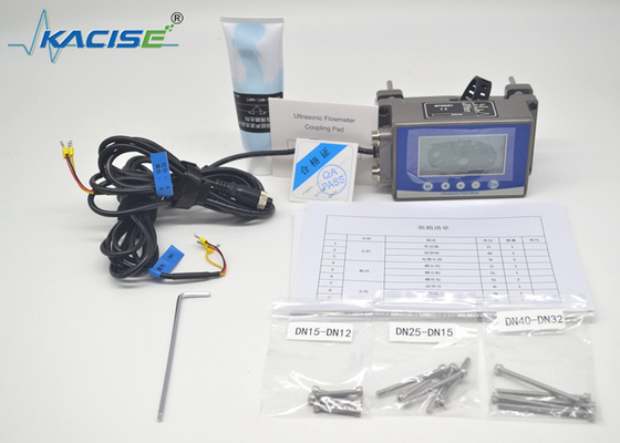 DN15 DN20 DN25 DN32 DN40 Clamp On Non Contact Ultrasonic Flow Meter for Water and oil
